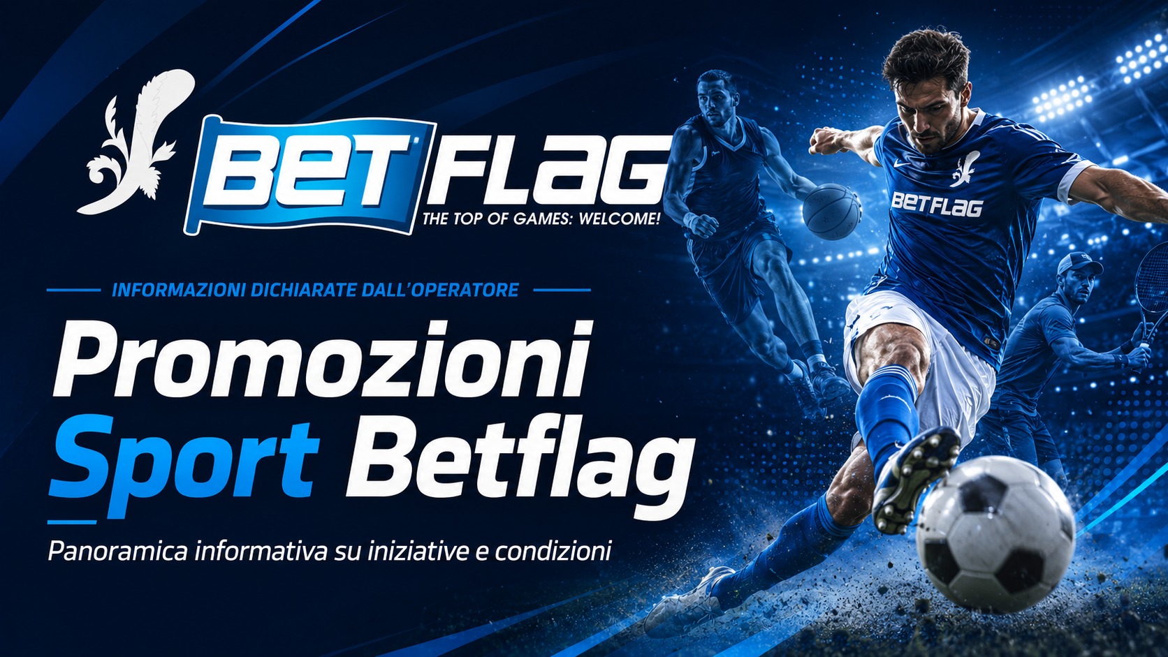 Banner informativo Betflag sulle promozioni sportive