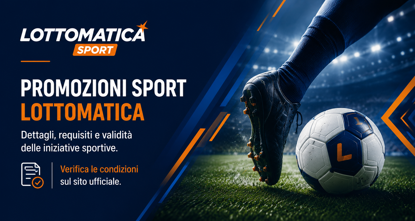 Banner informativo Lottomatica per nuovi iscritti
