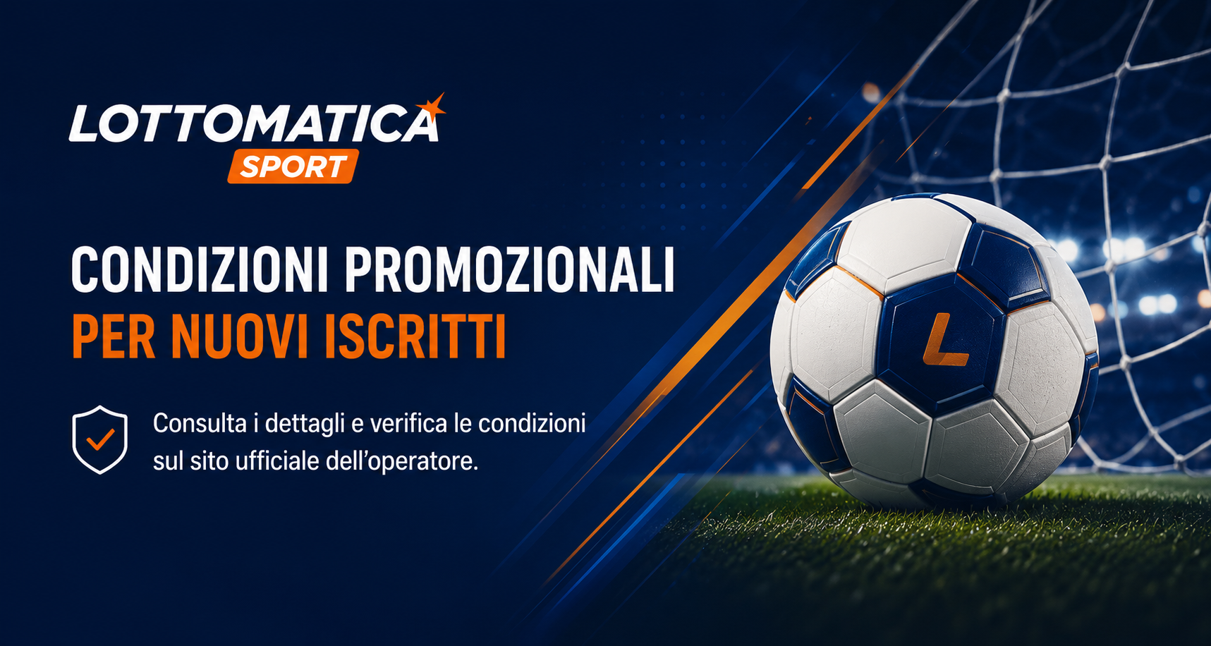 Banner informativo Lottomatica sulle promozioni sport